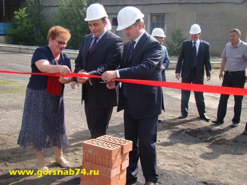 Закладка первого камня в строительство нового литейного цеха на Баймакском литейно-механическом заводе